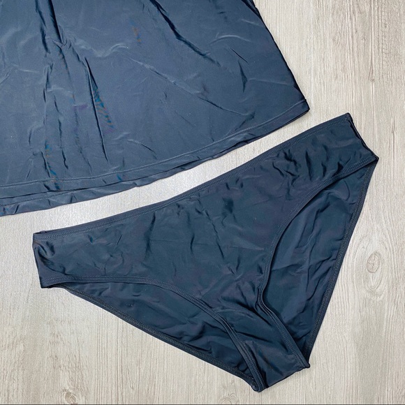 Unbranded 4XL tankini bikini bottoms blue black - Picture 3 of 9